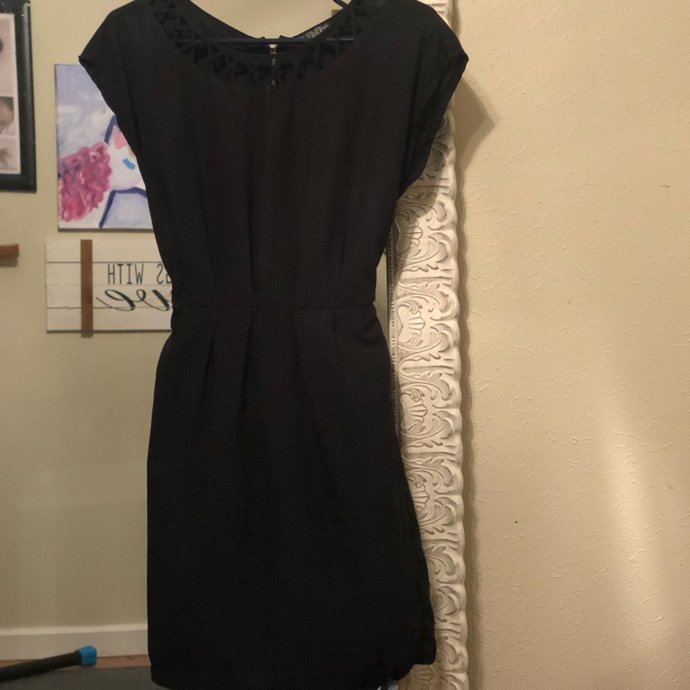 Black dress.